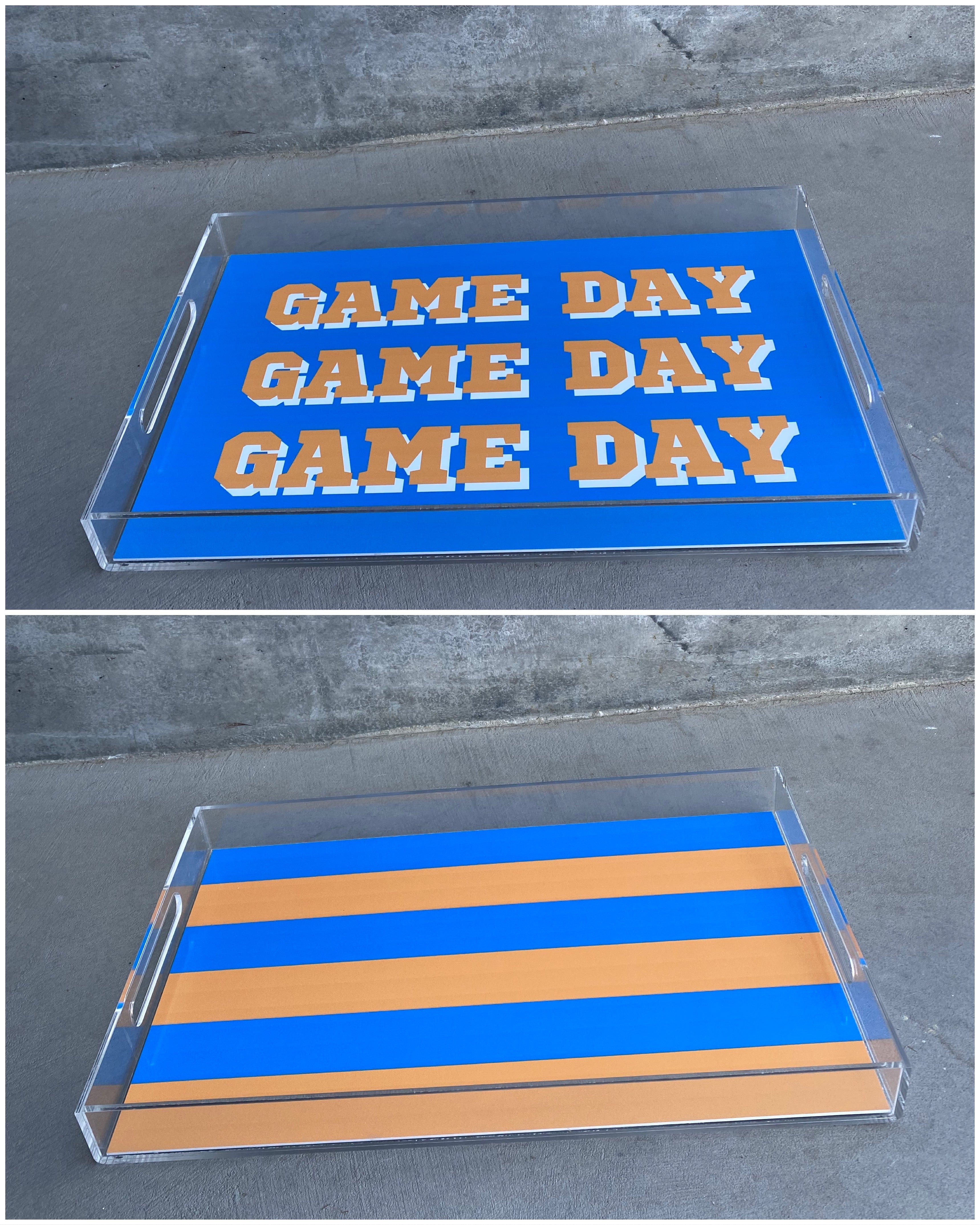 Game Day Reversible Insert - Blue & Yellow