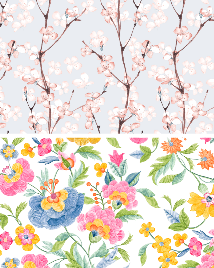 Buds & Blossoms Reversible Insert