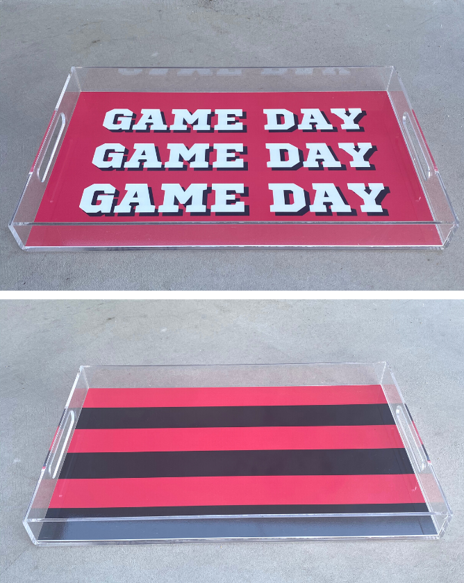 Game Day Reversible Insert - Red & Black